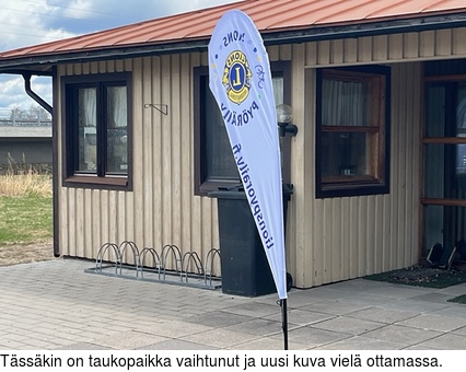 T�ss�kin on taukopaikka vaihtunut ja uusi kuva viel� ottamassa.